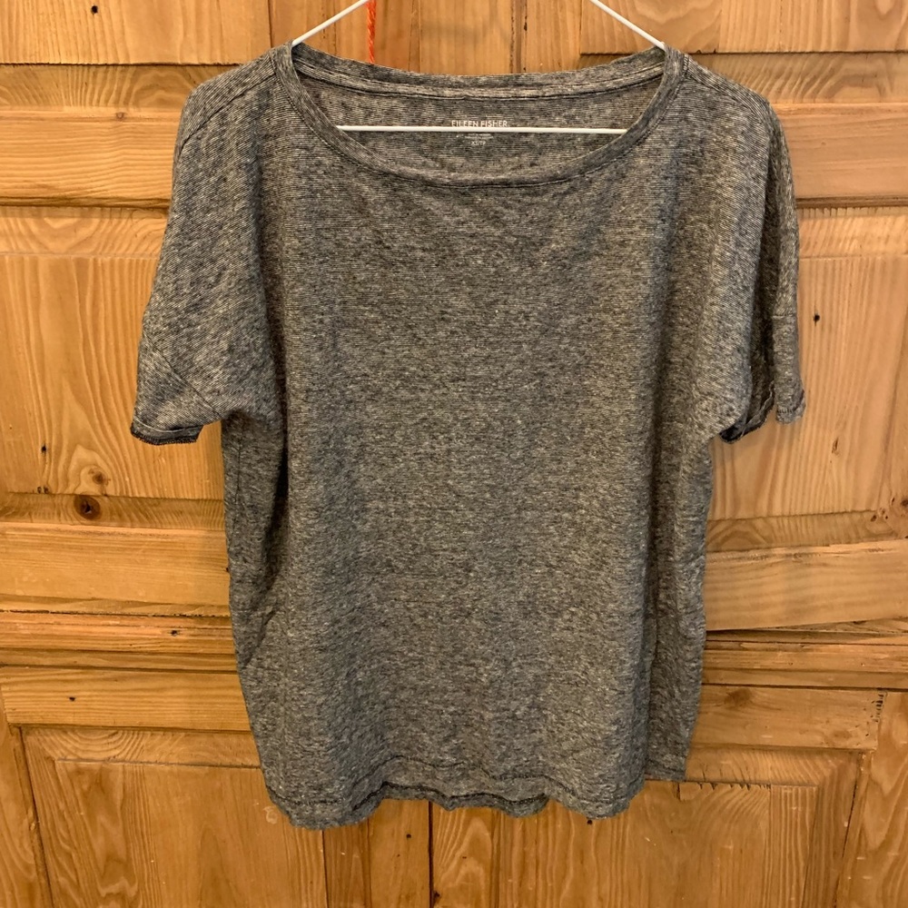 Eileen fisher cotton blend tee